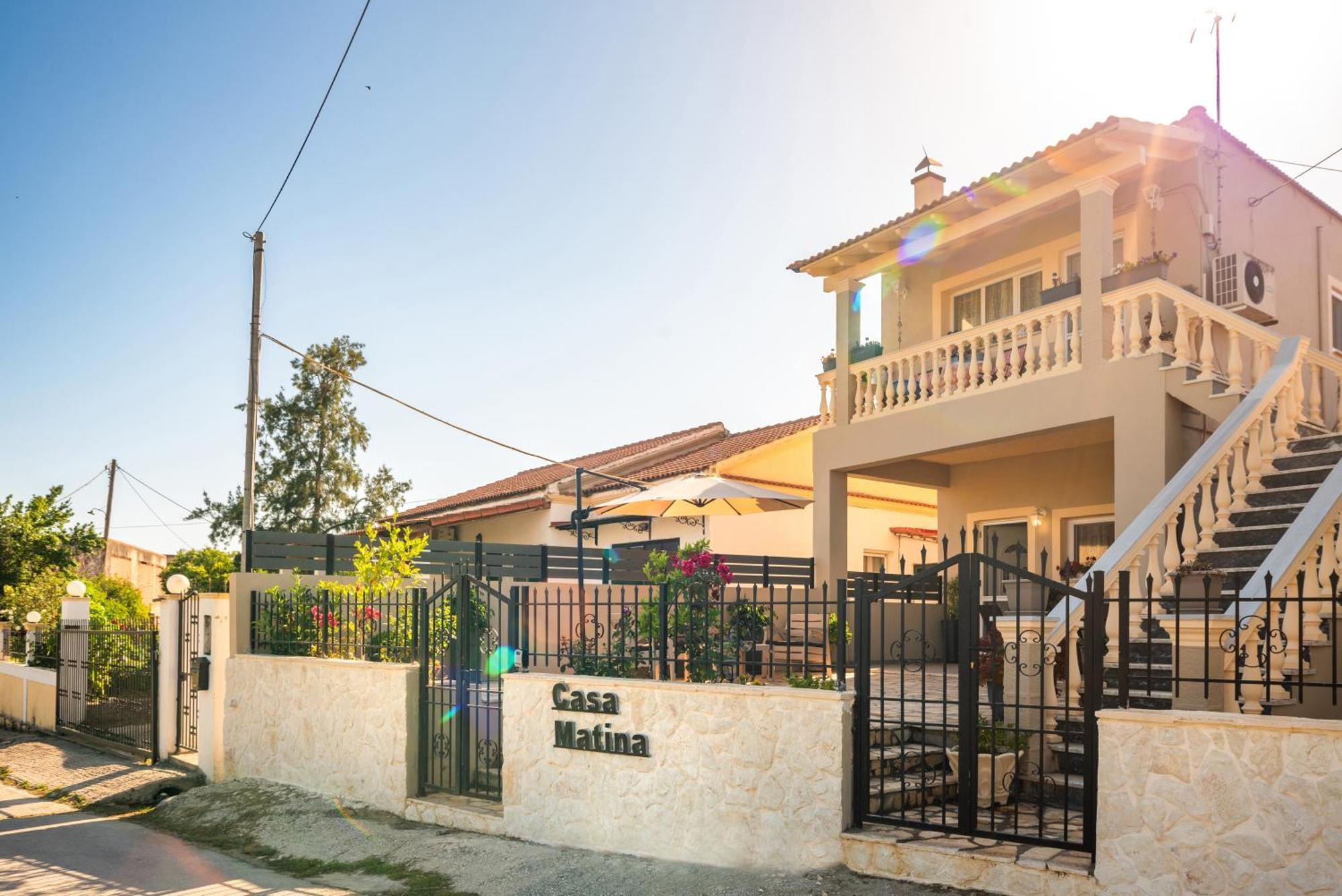 Casa Matina Daire Lefkimmi  Dış mekan fotoğraf
